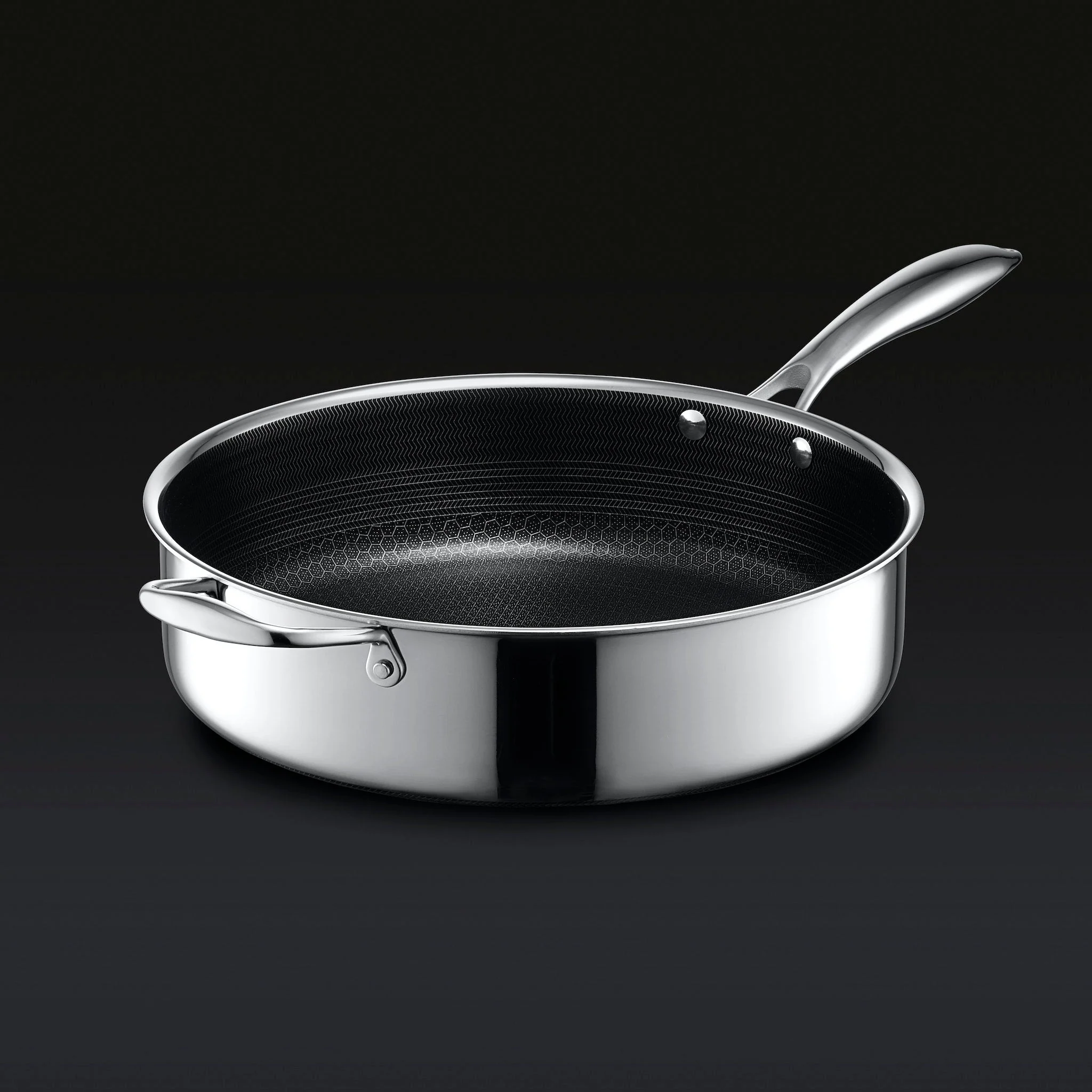 5 Litre Hybrid Deep Sauté Pan with Lid - Image 3