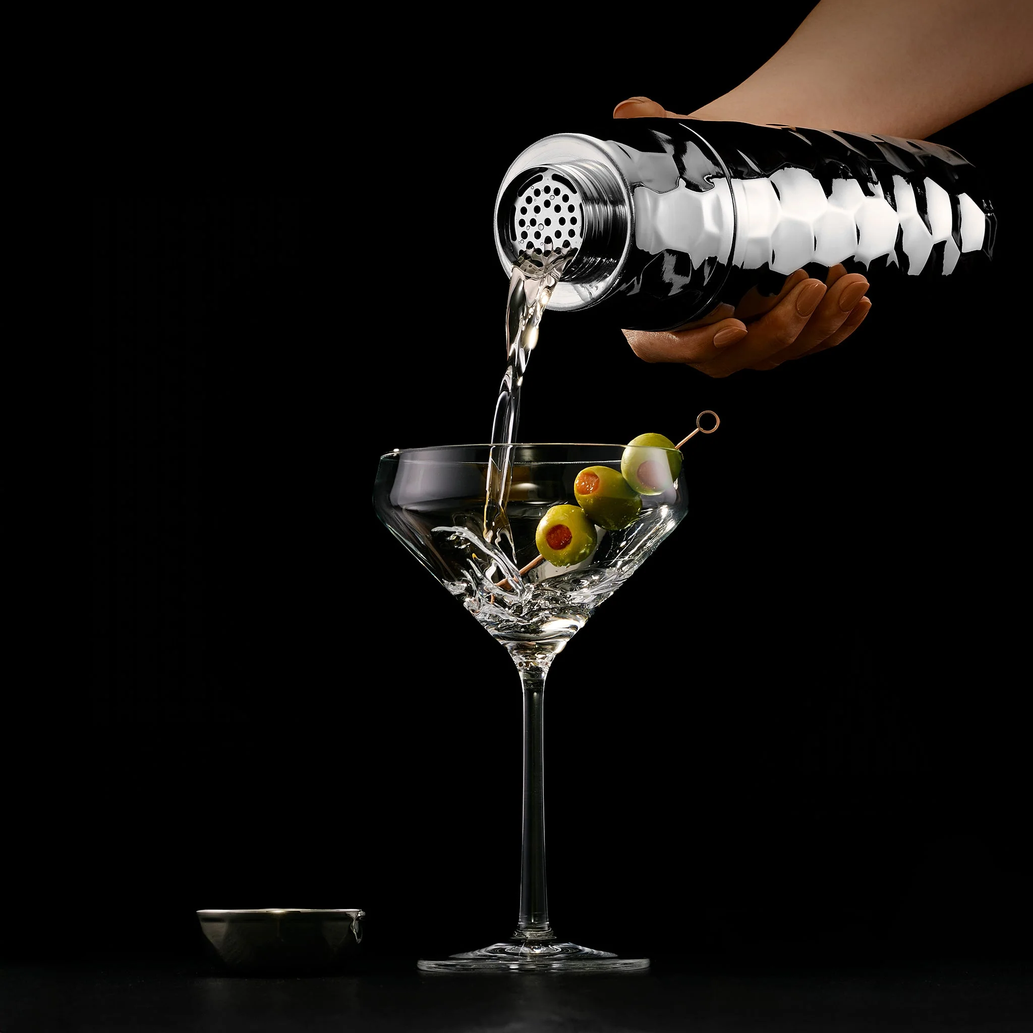 Cocktail Shaker, 740 ml (Chrome) - Image 3