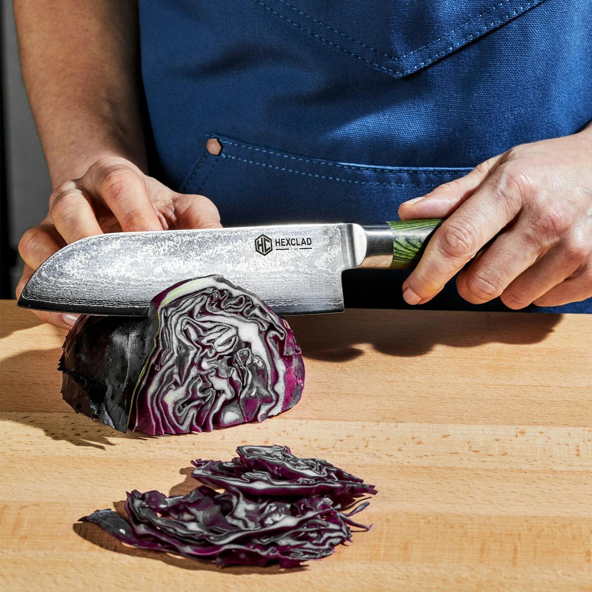 Damascus Steel 18 cm Santoku Knife - Image 7