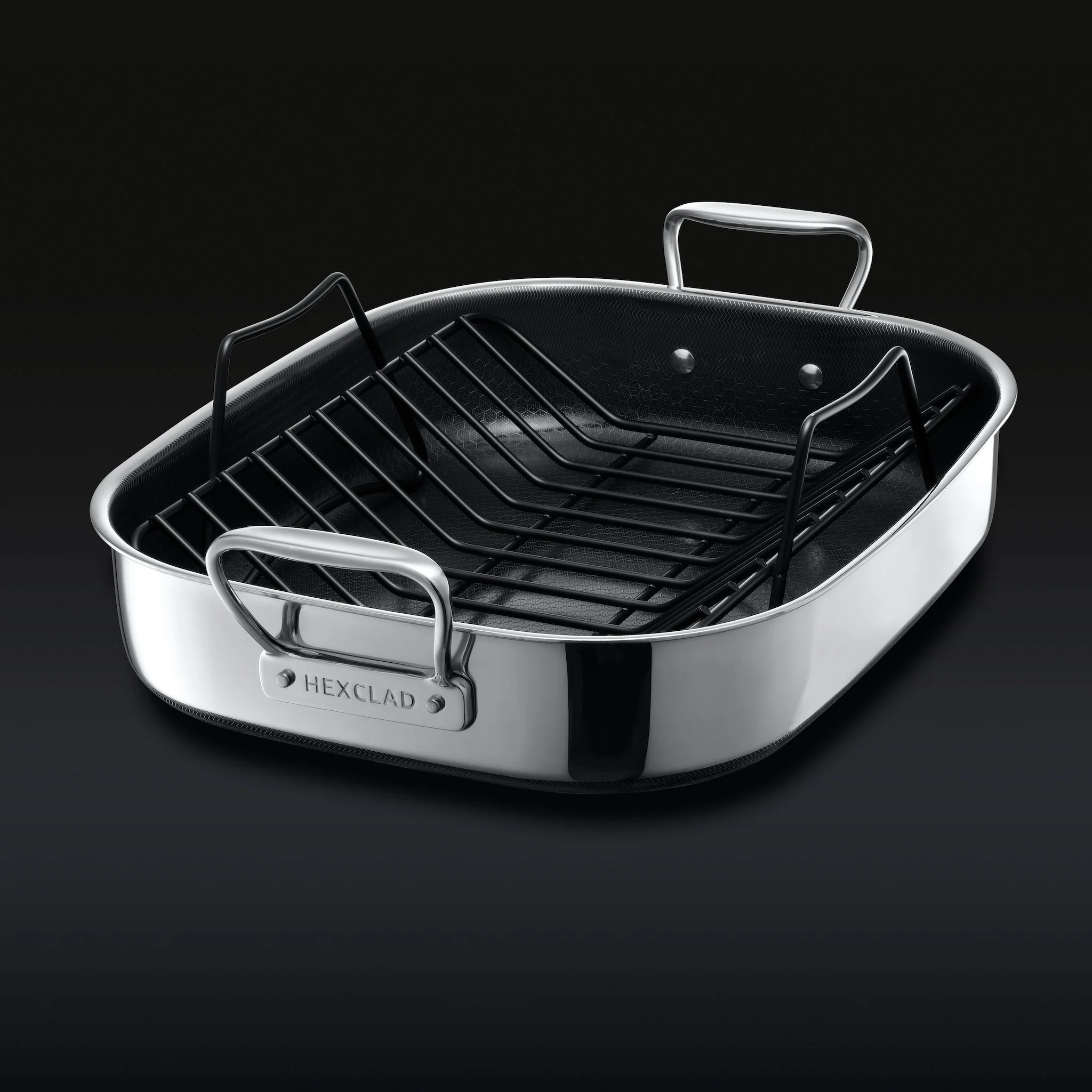 HexClad Hybrid Roasting Pan - Image 4
