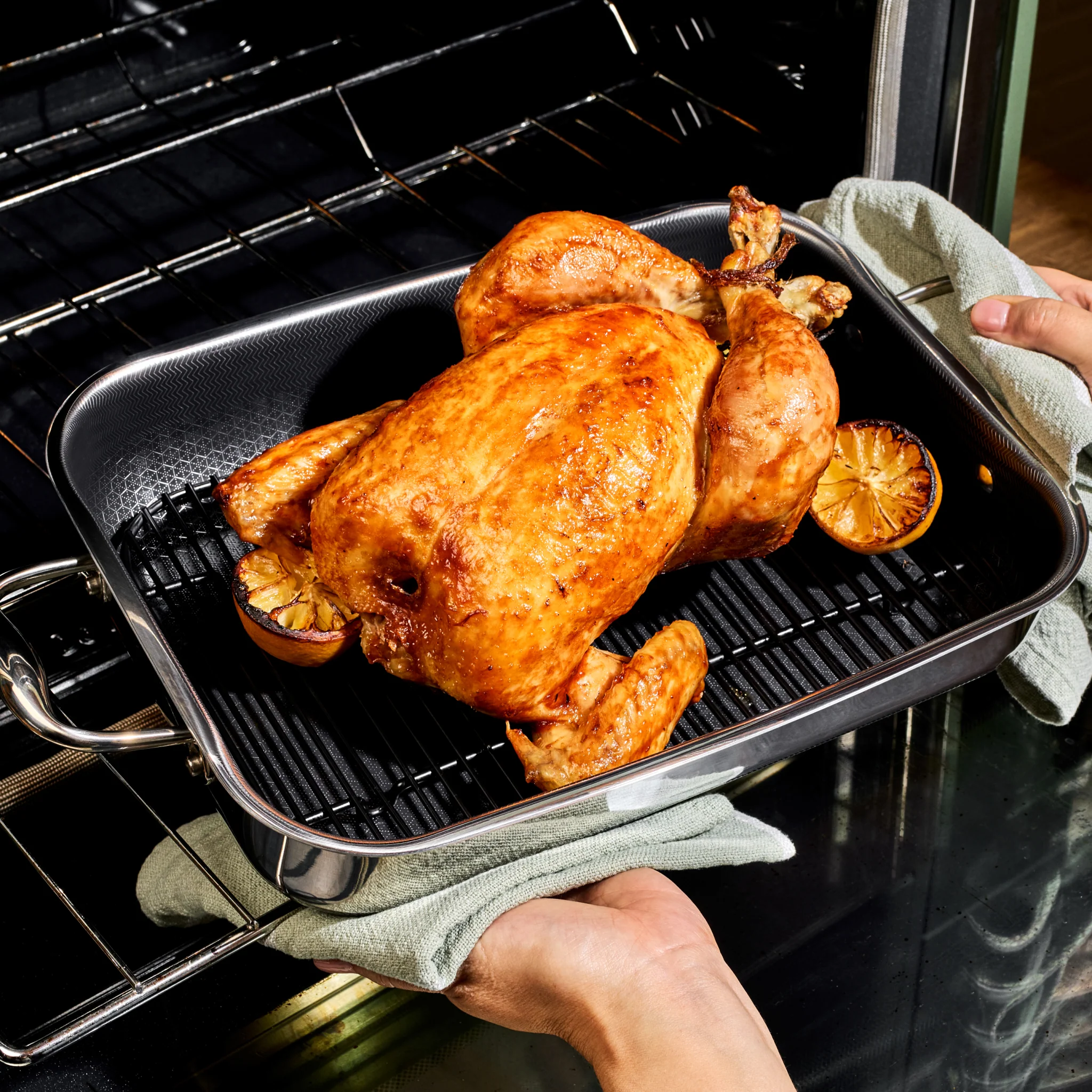 Hybrid Roasting Pan (with rack), 23x33 cm - Image 6